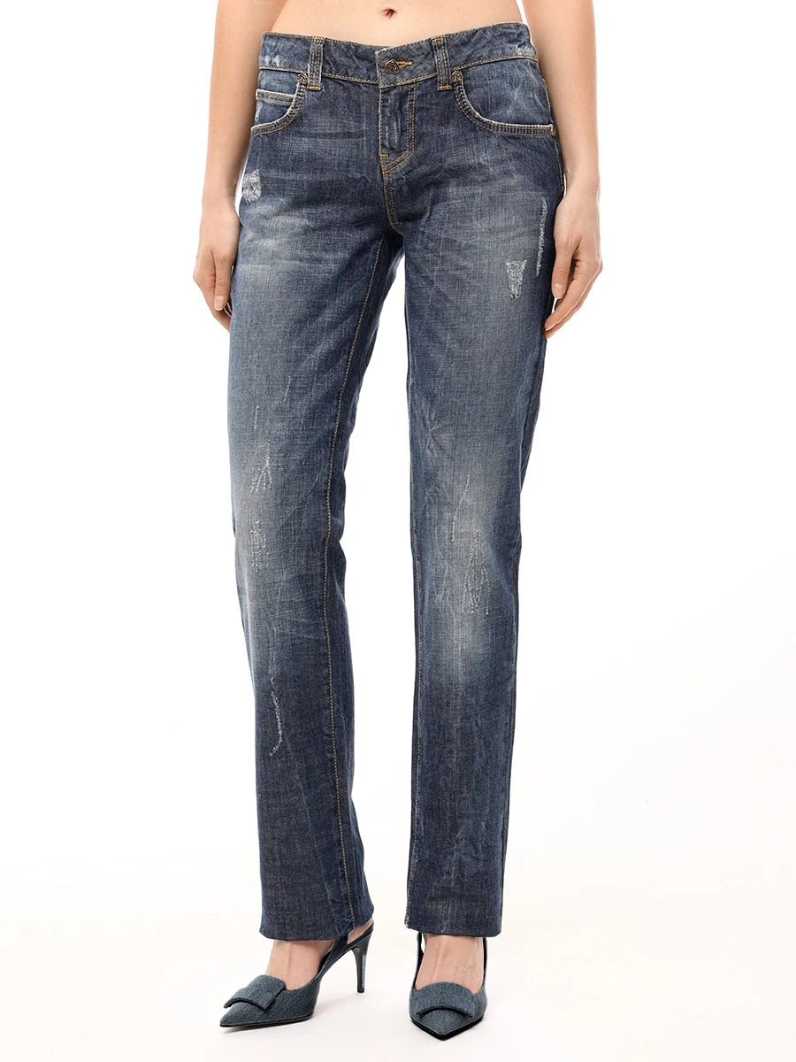 Джинсы хлопковые