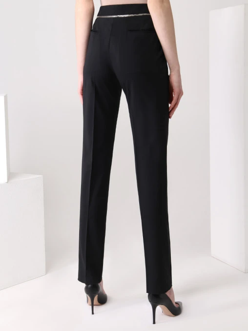 Брюки шерстяные GAULTIER