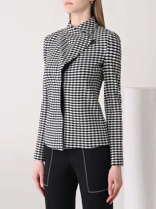 Жакет с узором ARMANI COLLEZIONI