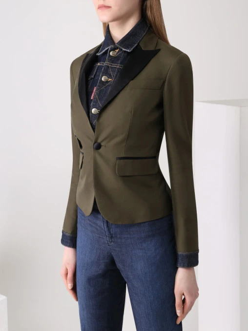 Жакет комбинированный DSQUARED2