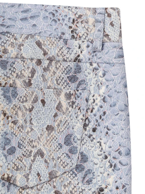 Брюки с кружевом ERMANNO SCERVINO