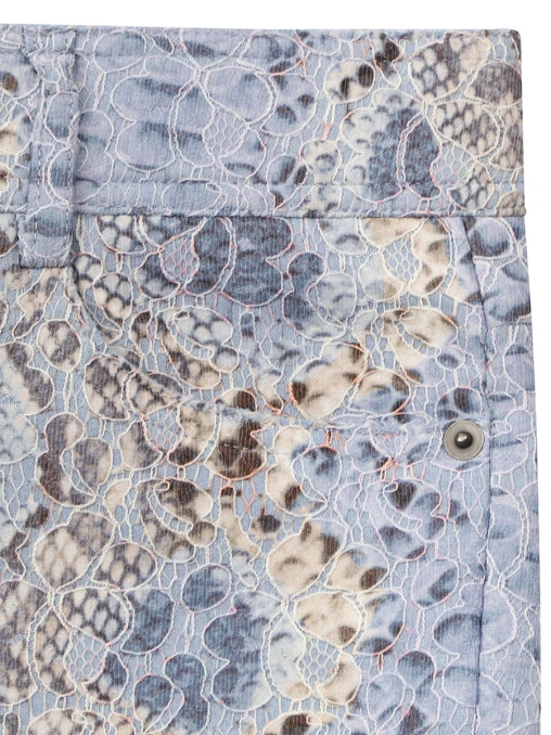 Брюки с кружевом ERMANNO SCERVINO