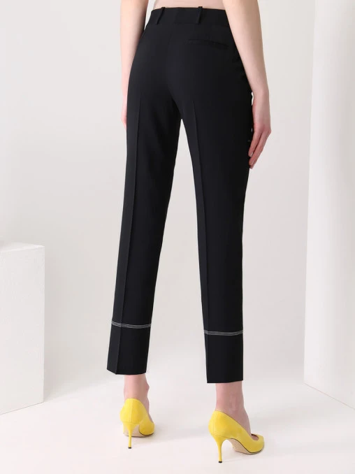 Брюки из вискозы ERMANNO SCERVINO