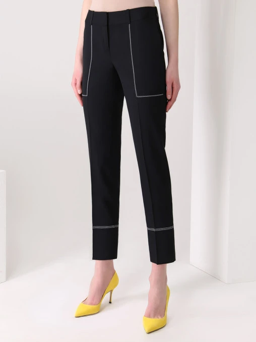 Брюки из вискозы ERMANNO SCERVINO
