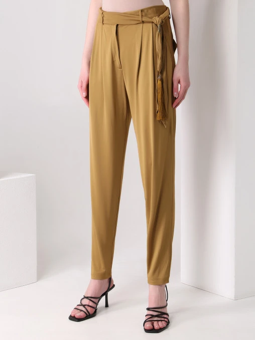 Брюки из вискозы ROBERTO CAVALLI