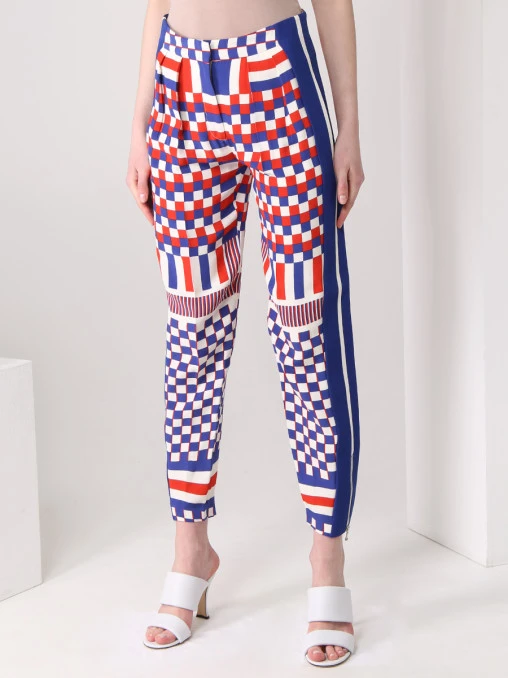 Брюки из вискозы ALEXANDER MCQUEEN