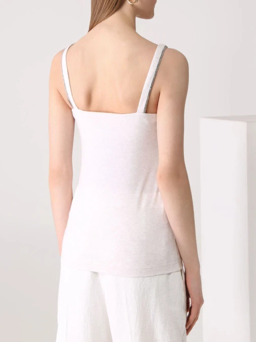 Топ хлопковый BRUNELLO CUCINELLI