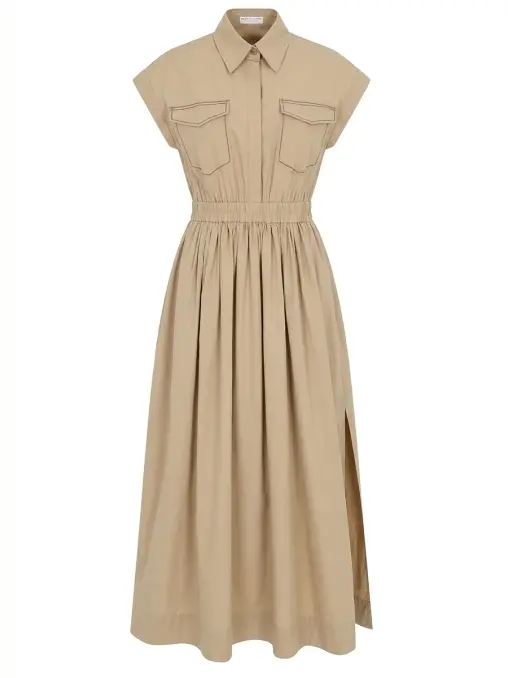 Платье хлопковое BRUNELLO CUCINELLI