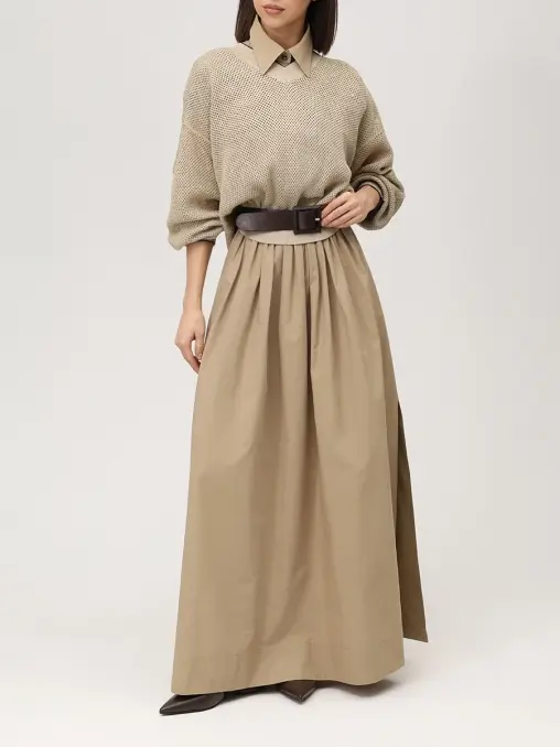 Платье хлопковое BRUNELLO CUCINELLI