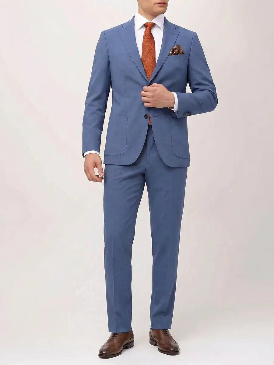 Костюм однотонный