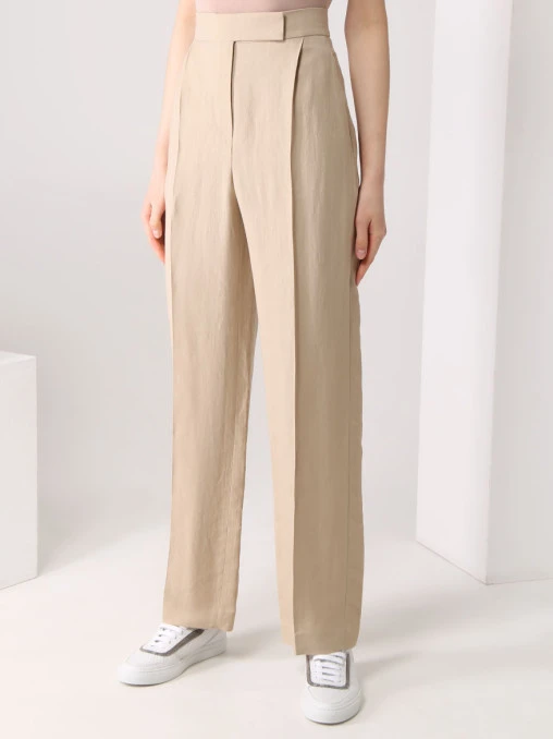Брюки из вискозы BRUNELLO CUCINELLI