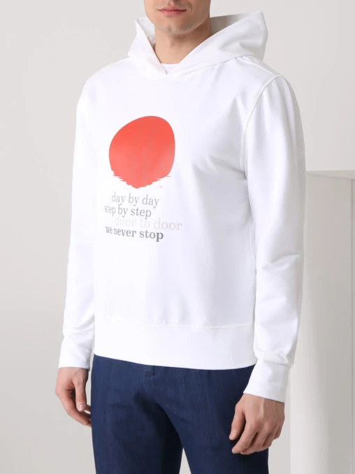 Худи хлопковое KITON