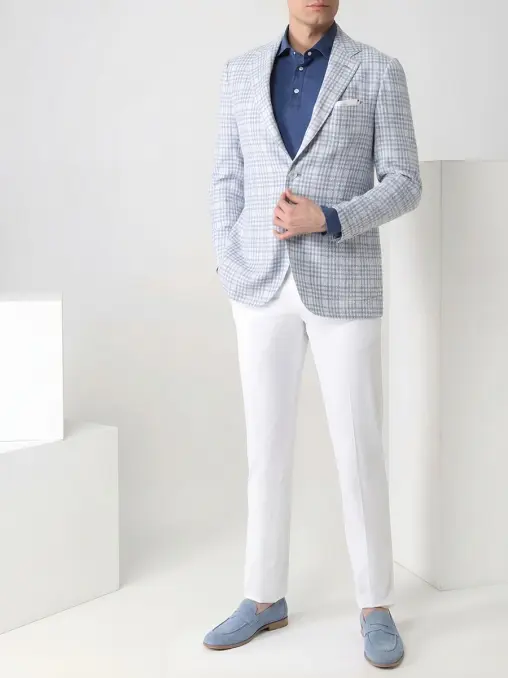 Брюки хлопковые KITON