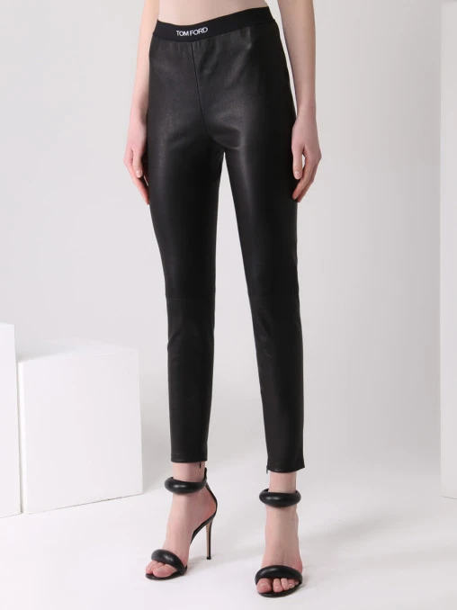 Брюки кожаные TOM FORD