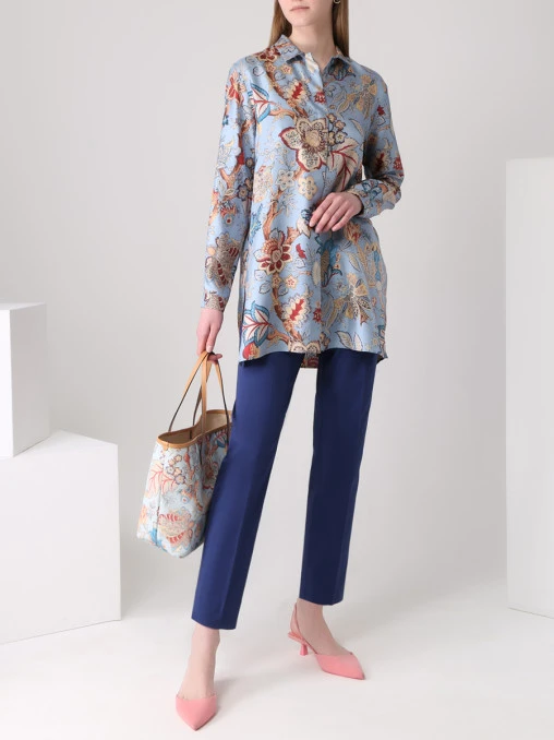 Брюки хлопковые ETRO