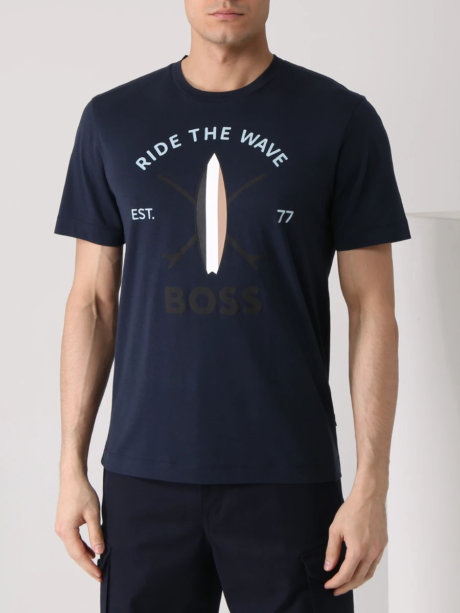 Футболка хлопковая с принтом