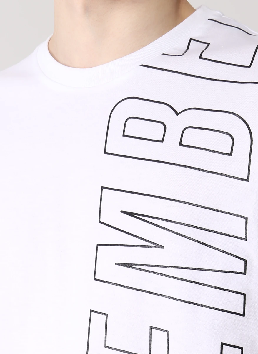 Футболка хлопковая с принтом