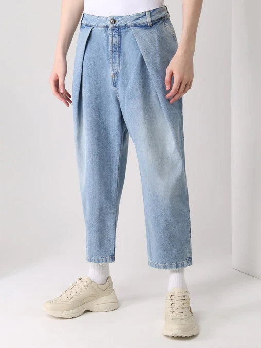 Джинсы Regular Fit хлопковые BALMAIN