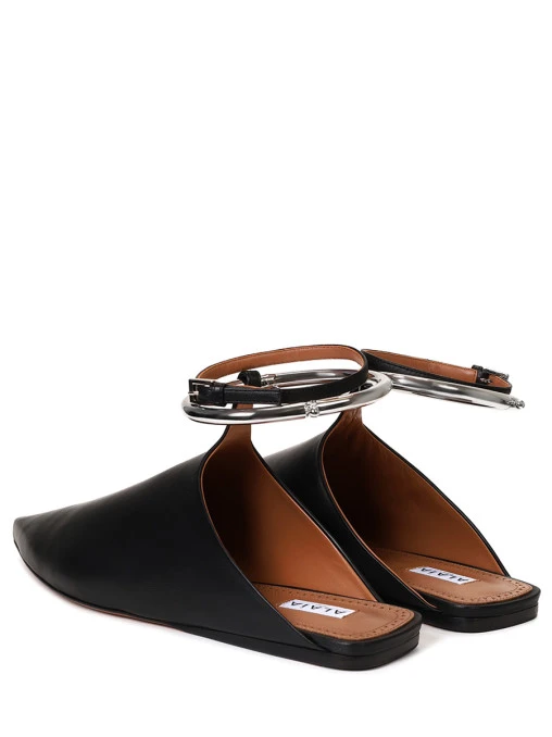 Босоножки кожаные ALAIA