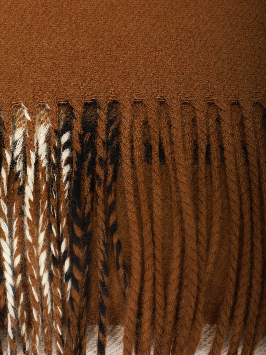 Шарф кашемировый в клетку