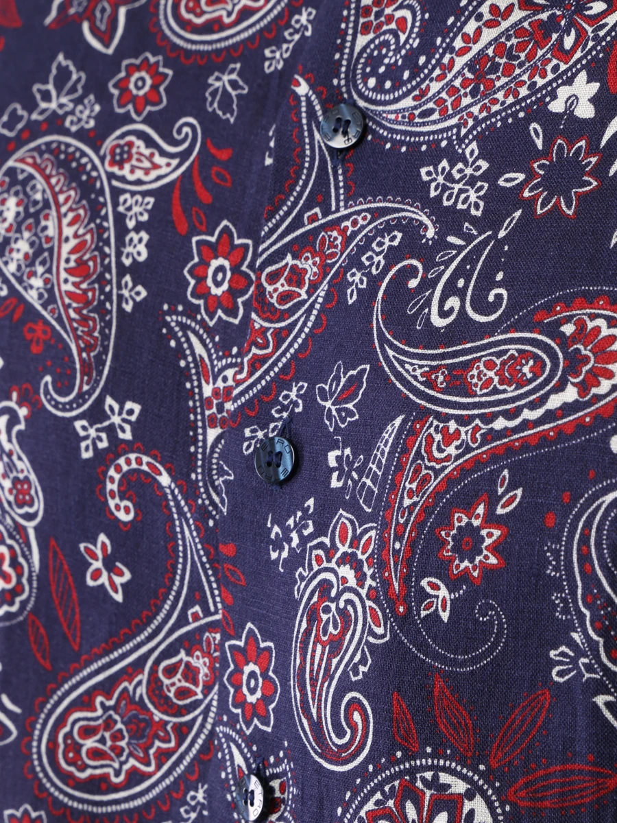 Рубашка Slim Fit льняная