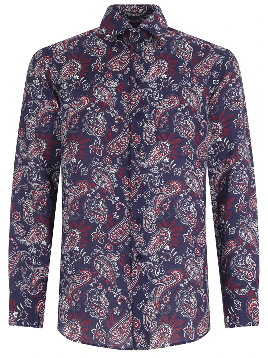 Рубашка Slim Fit льняная