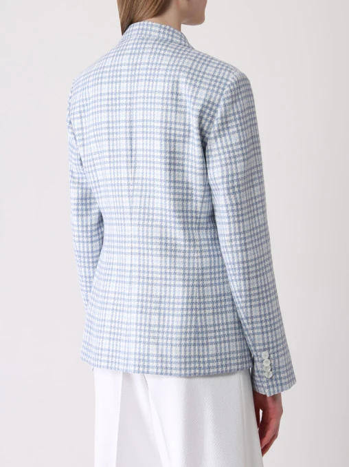 Пиджак в клетку KITON
