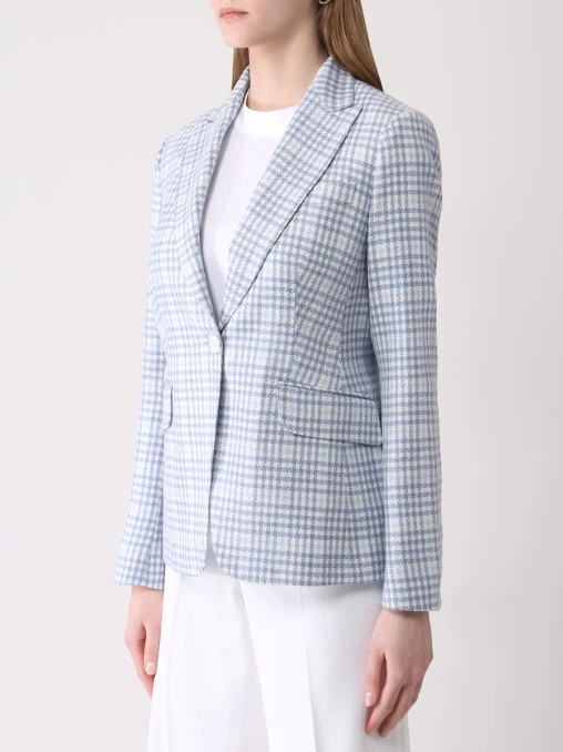 Пиджак в клетку KITON