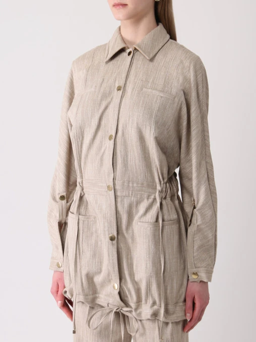 Куртка с кулиской KITON