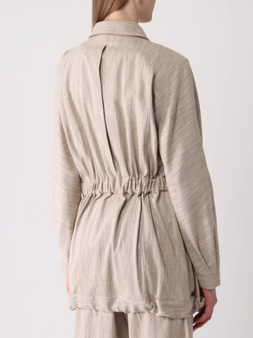 Куртка с кулиской KITON