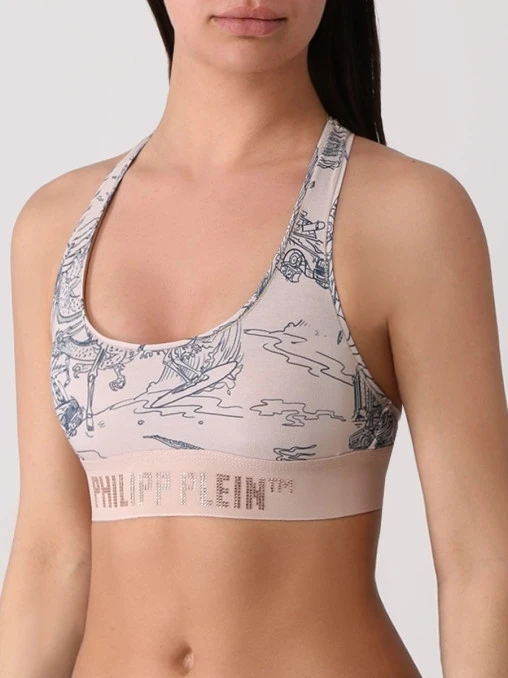 Бюстгальтер-топ спортивный PHILIPP PLEIN