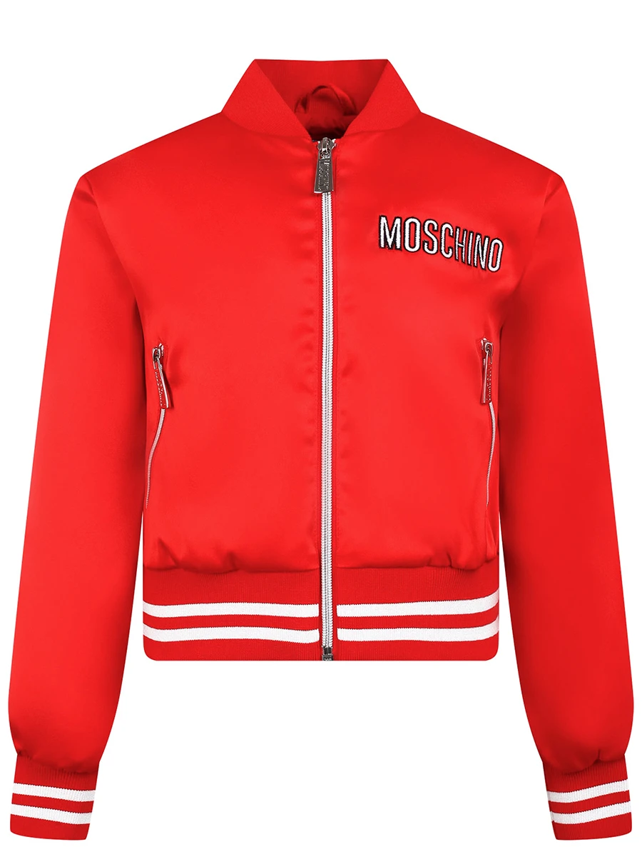 Куртка-бомбер с принтом