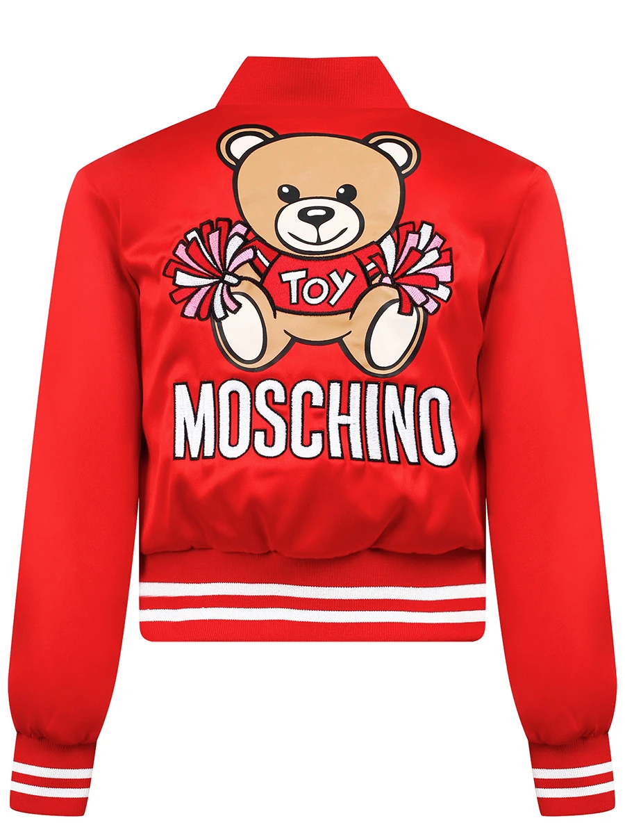 Куртка-бомбер с принтом