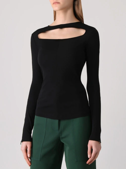 Блуза из вискозы VICTORIA BECKHAM