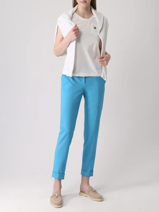 Брюки шерстяные LORENA ANTONIAZZI