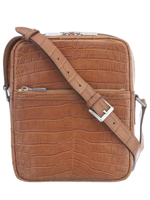 Сумка из кожи крокодила BARDINI