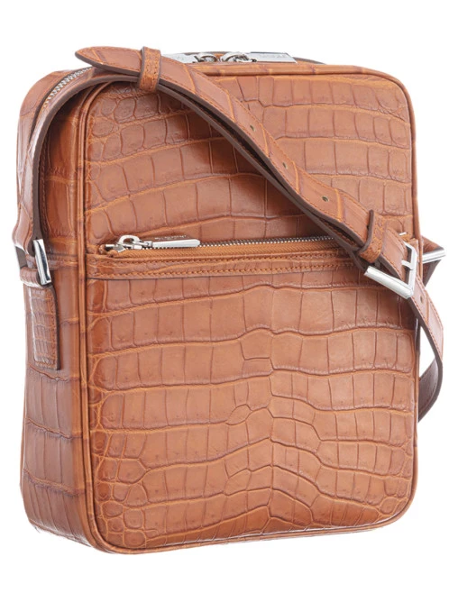 Сумка из кожи крокодила BARDINI