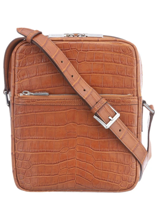 Сумка из кожи крокодила BARDINI