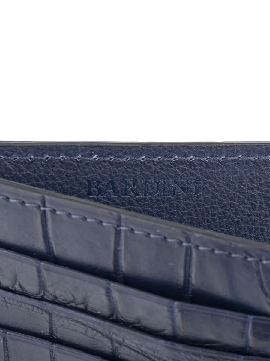 Визитница из кожи крокодила