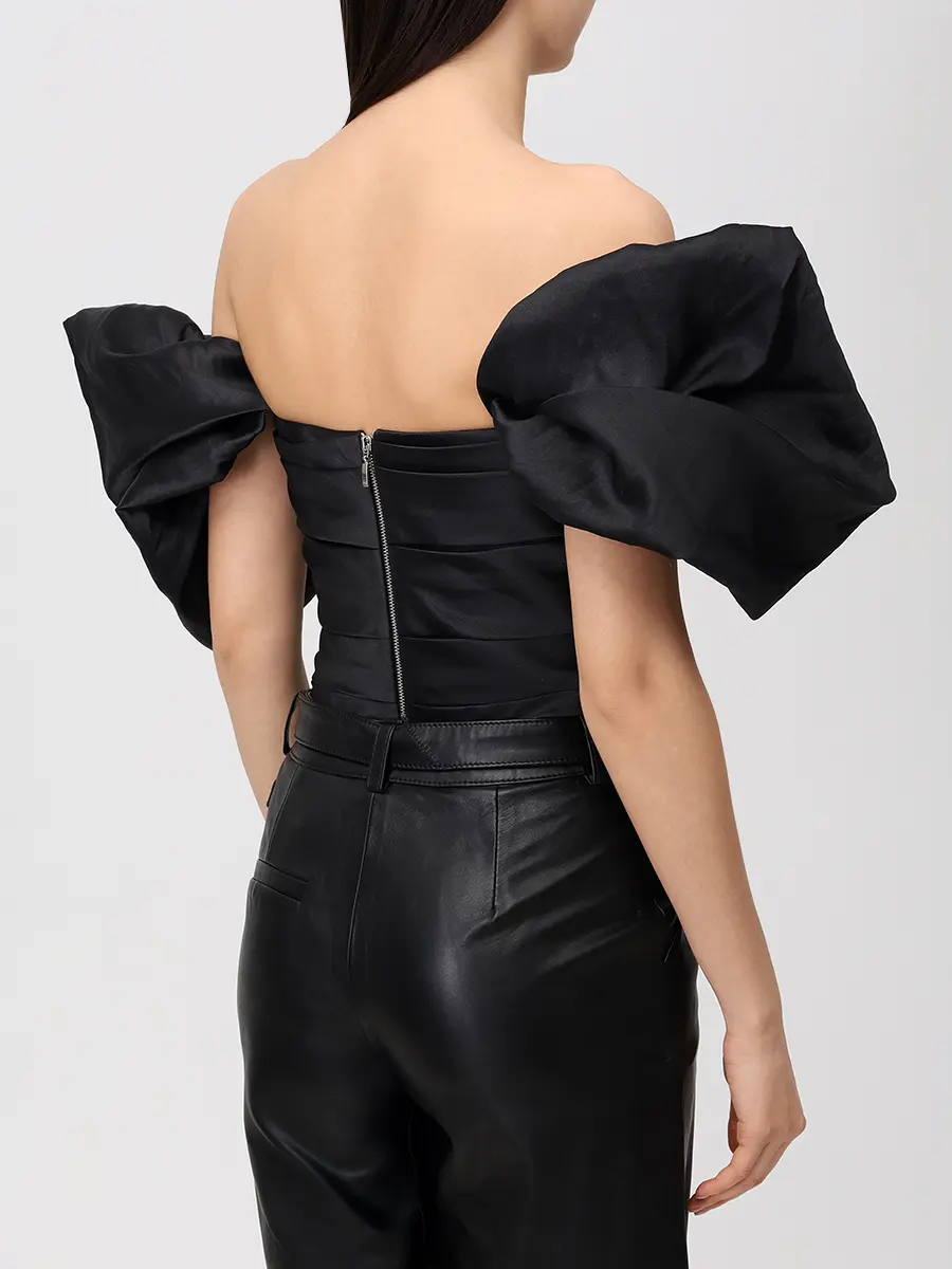 Топ с драпировками