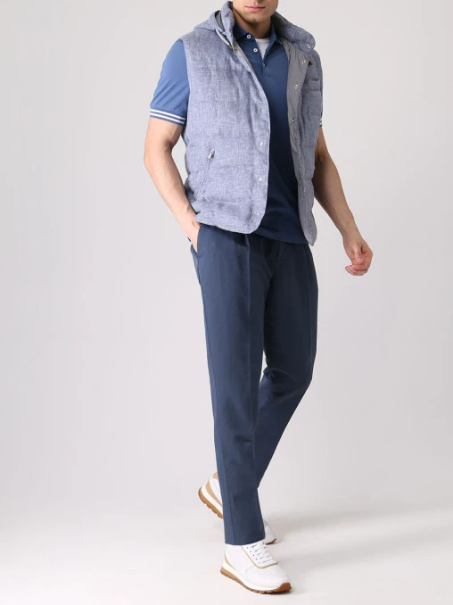 Брюки однотонные BRUNELLO CUCINELLI