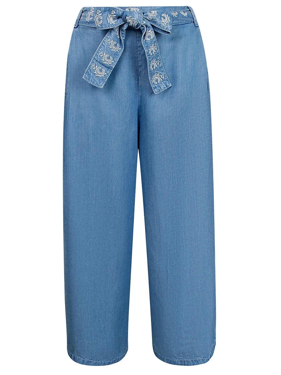 Брюки однотонные