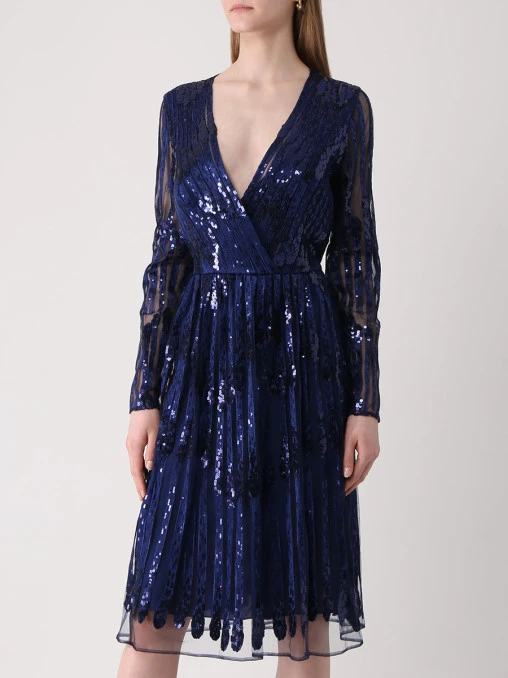 Платье с пайетками ELIE SAAB