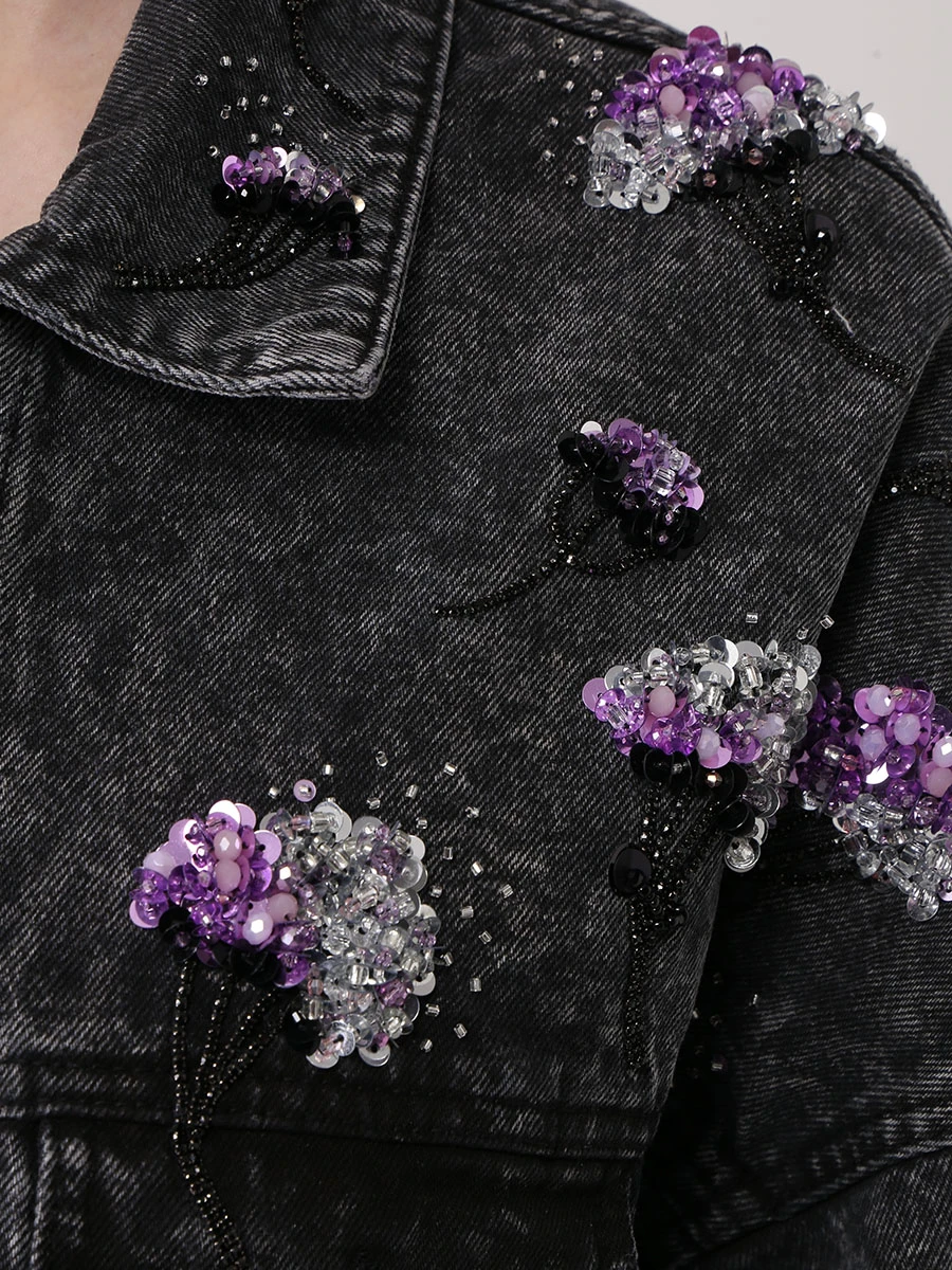 Куртка джинсовая Flower