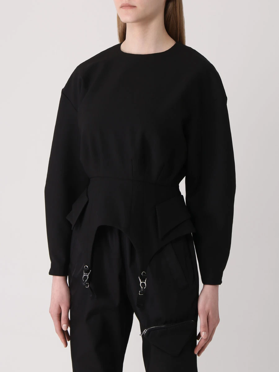 Блуза с баской