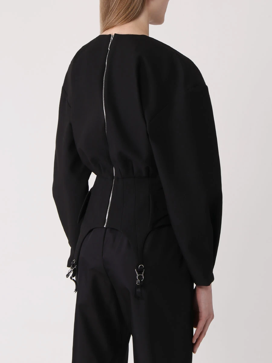 Блуза с баской