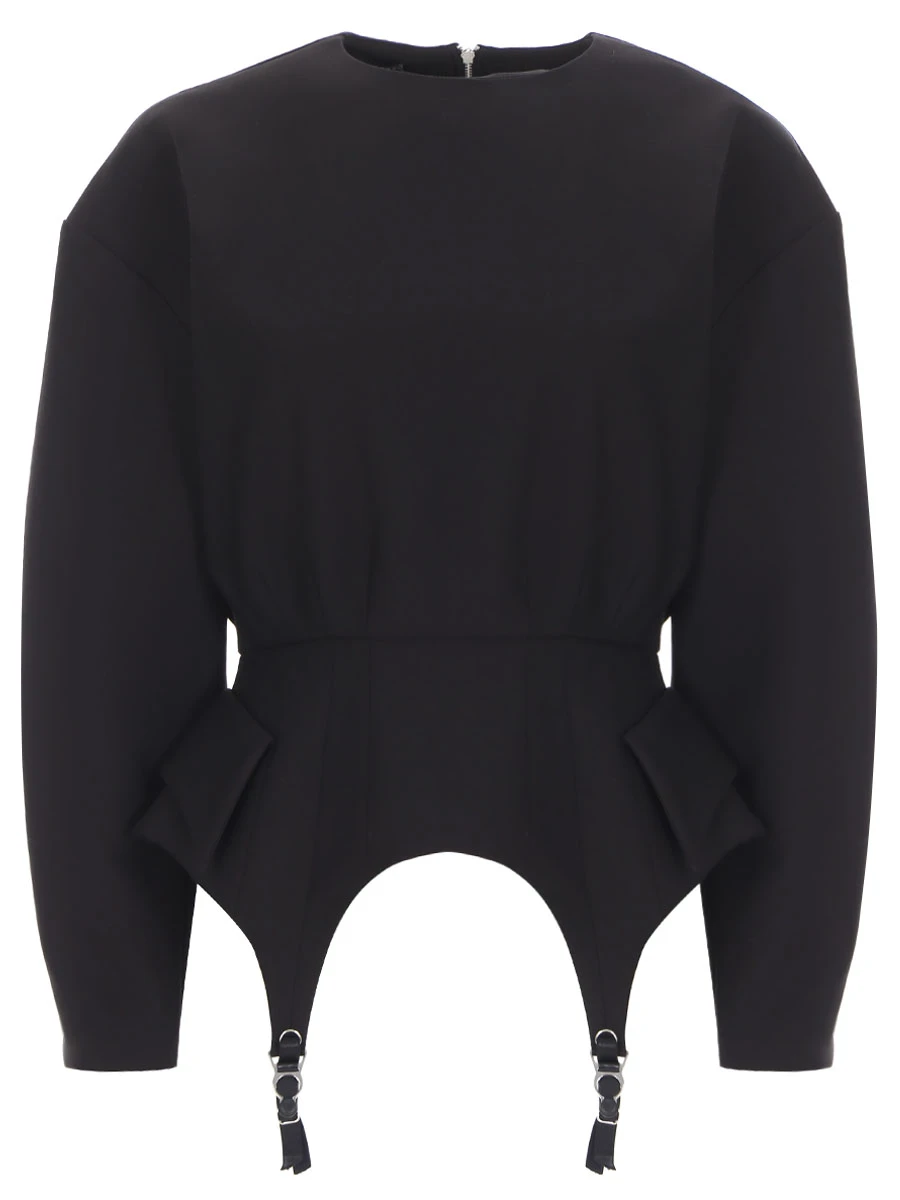 Блуза с баской