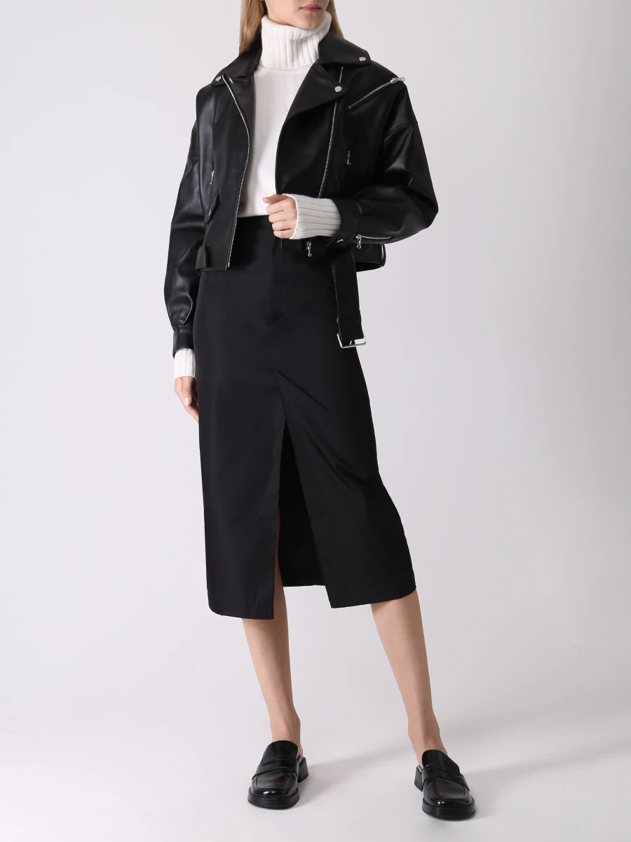 Юбка из плащевки