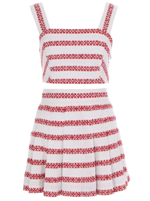 Костюм хлопковый в полоску MASHA UMANSKAYA