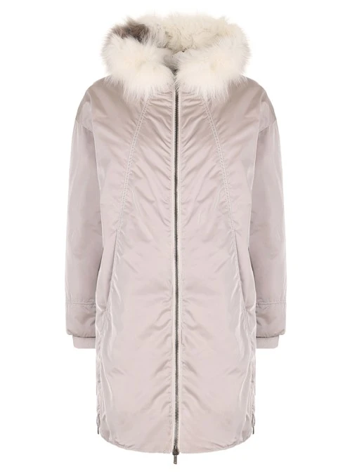 Куртка с мехом лисы LORENA ANTONIAZZI